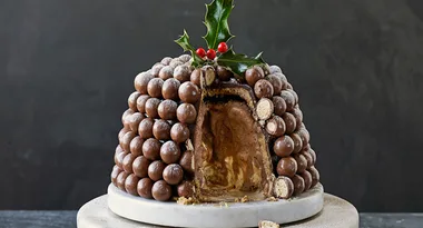 Millionaire’s ice-cream bombe
