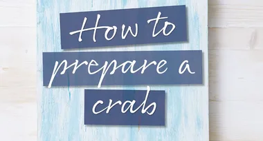 How to prepare a crab