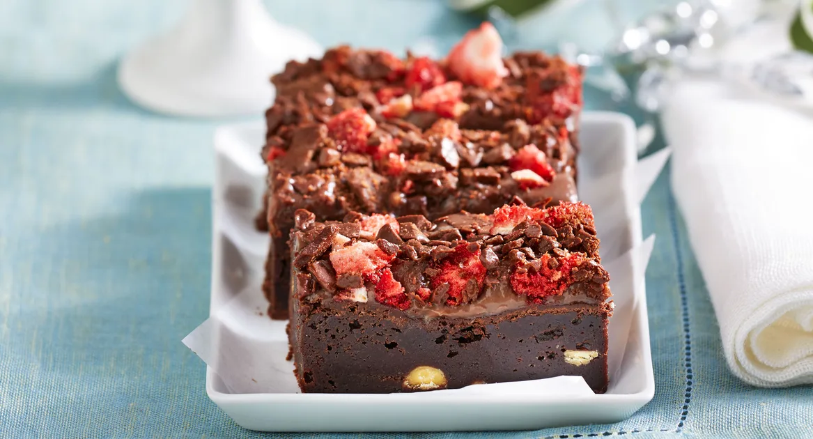Trip-choc double-crunch extra-fudge brownies - Better Homes & Gardens Australia