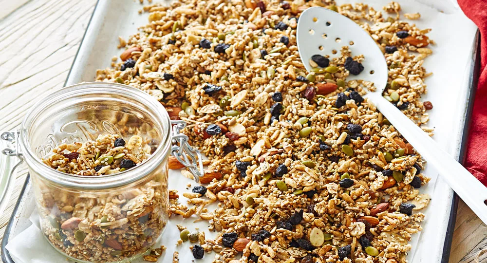 Baked muesli with almonds and blueberries - Better Homes &amp; Gardens Australia