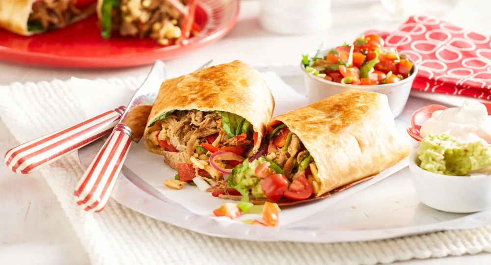 Pork chimichangas - Better Homes & Gardens Australia