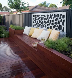 How to make a divine deck and planter box seat