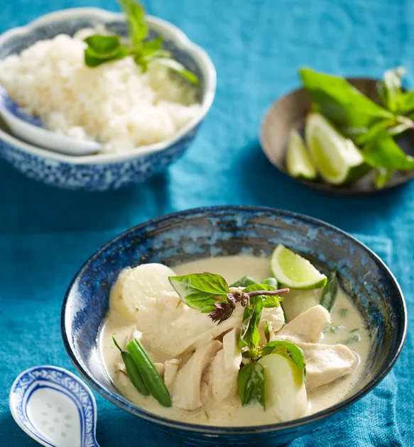 Green chicken curry with potatoes and green beans - Better Homes & Gardens Australia