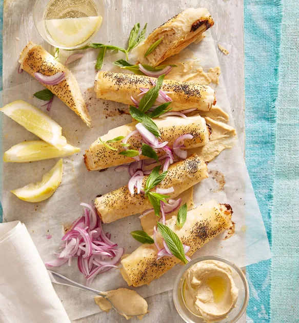 Cumin-spiced turkey filo fingers - Better Homes & Gardens Australia