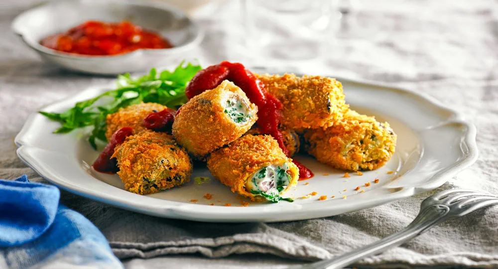 Ricotta, olive and spinach eggplant - Better Homes & Gardens Australia