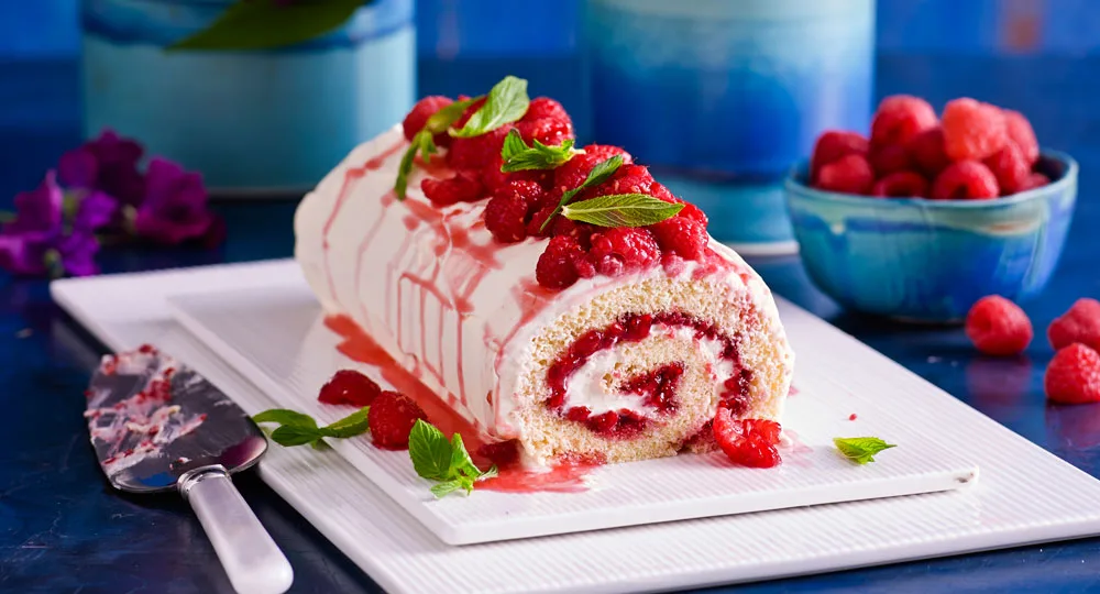 Classic berries and cream swiss roll - Better Homes &amp; Gardens Australia