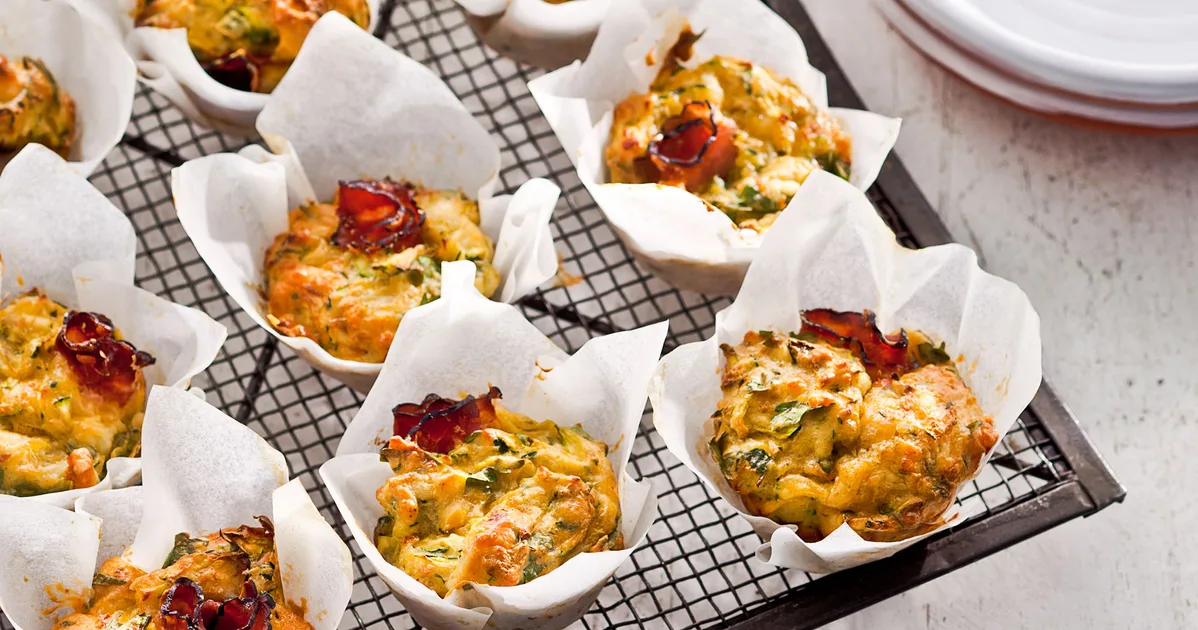 Ham and zucchini snack muffins - Better Homes &amp; Gardens Australia
