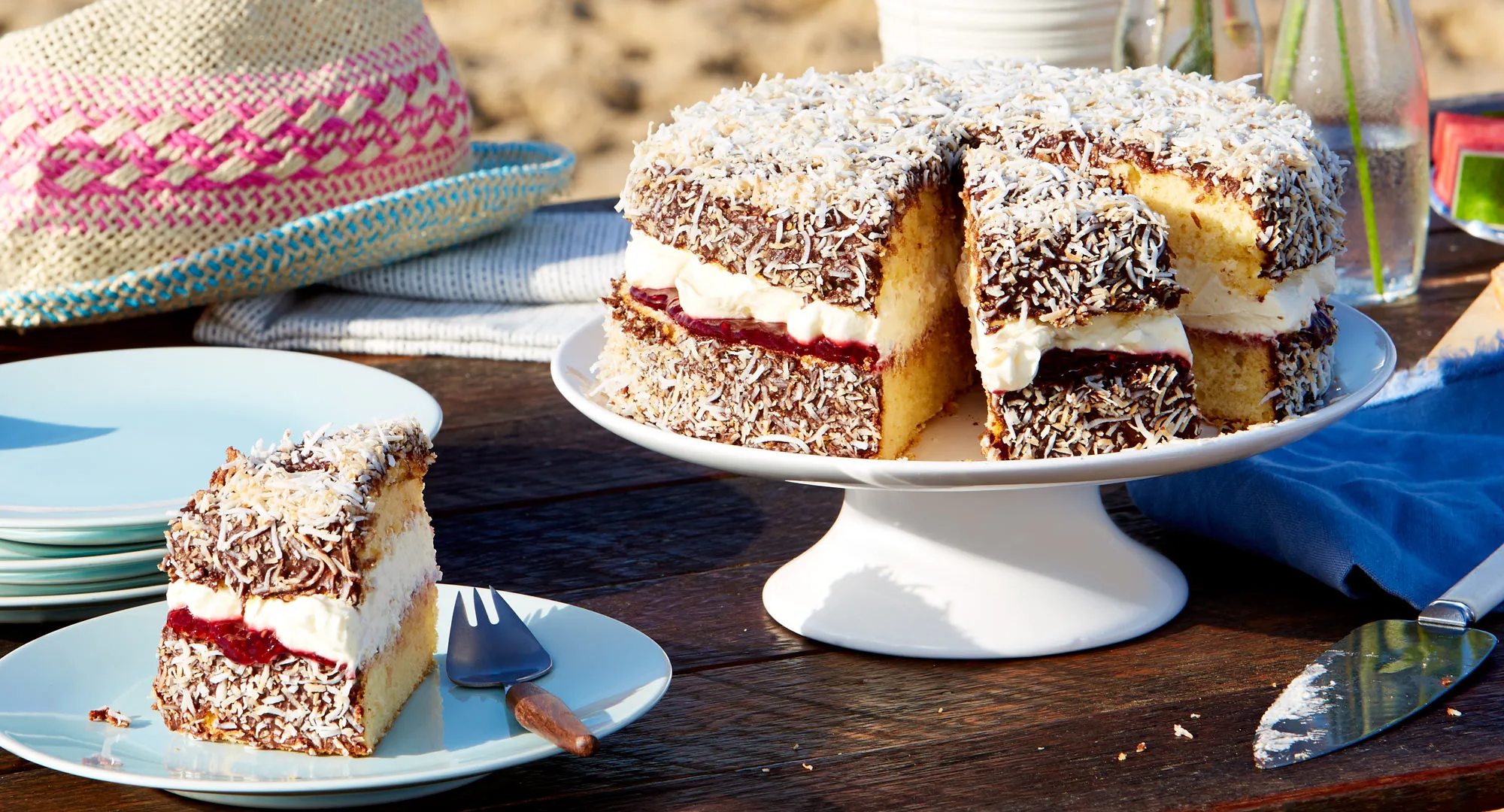 Lamington Victoria sponge