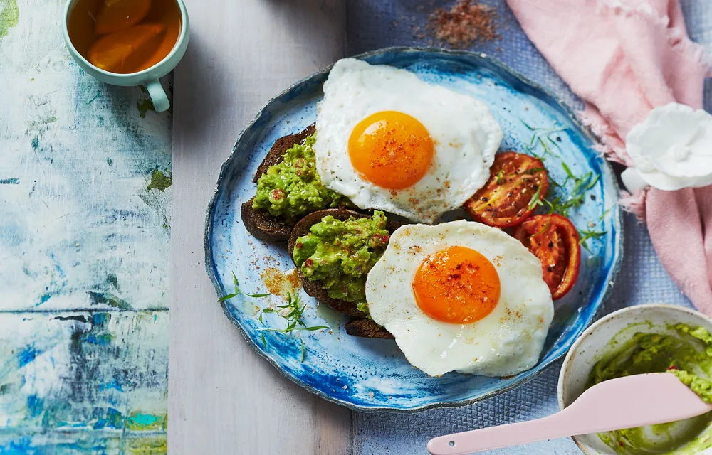 avocado and eggs
