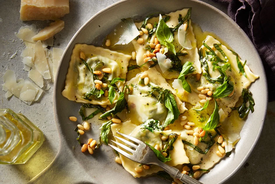 Spinach and ricotta ravioli - Better Homes & Gardens Australia