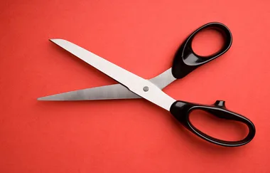 How to sharpen a pair of scissors