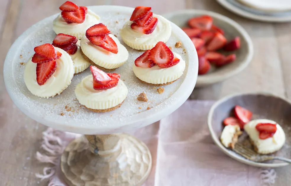 Little lemon cheesecakes Recipe | Better Homes & Gardens Australia