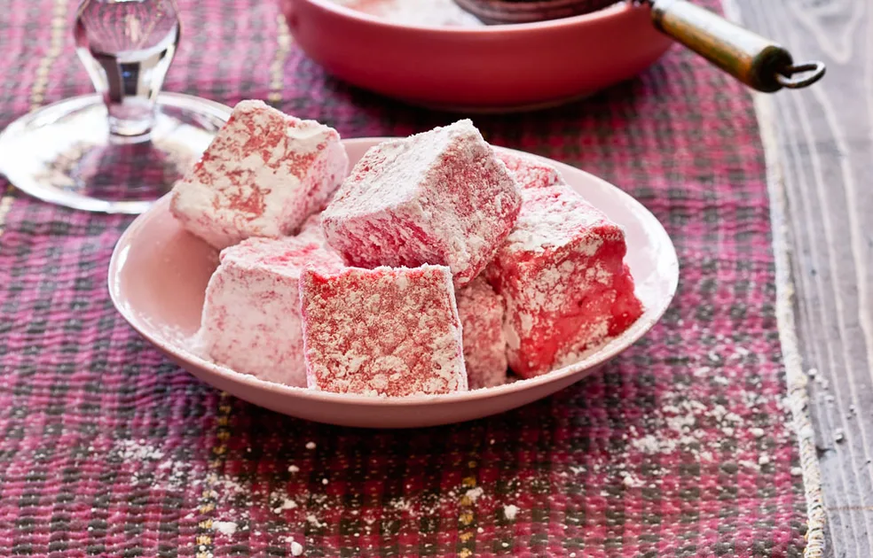 Raspberry sherbet marshmallows - Better Homes & Gardens Australia