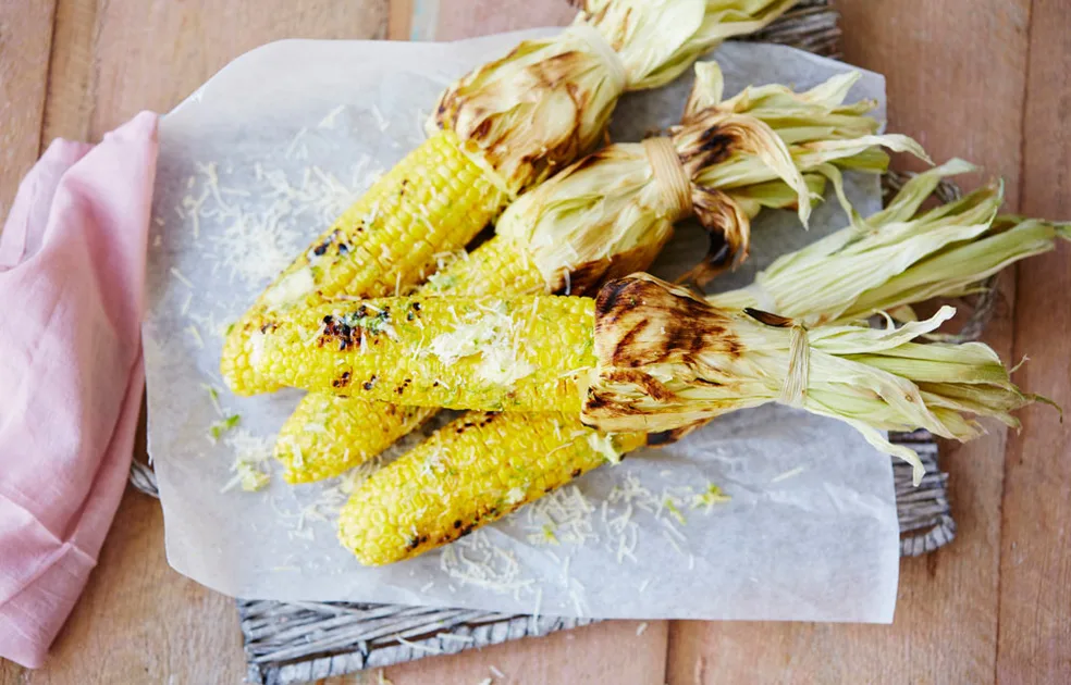 Parmesan and lime grilled corn - Better Homes & Gardens Australia