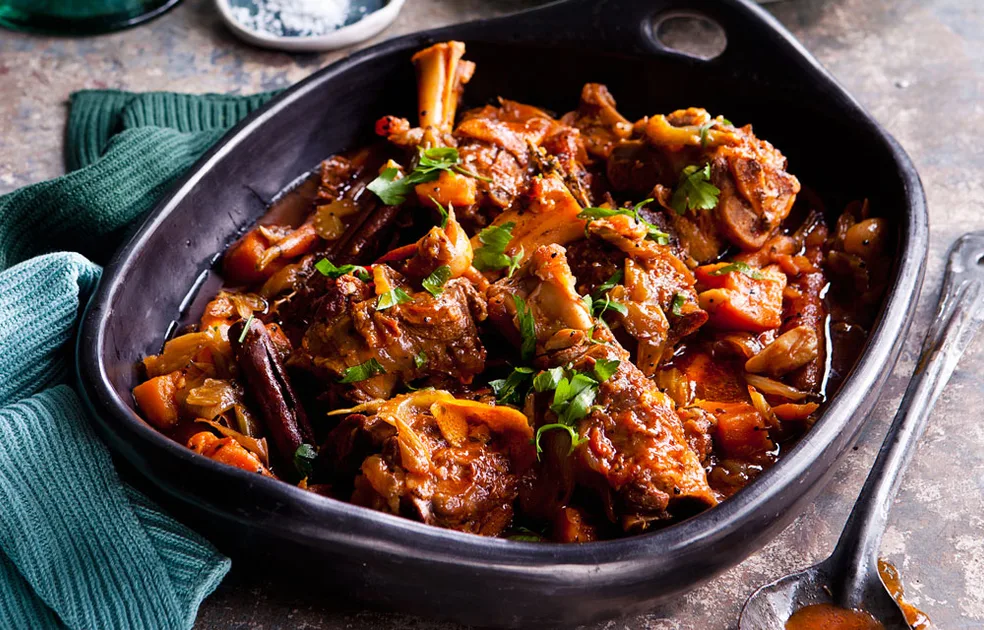 Slow-Cooked Lamb Shanks with Orange and Cinnamon - Better Homes & Gardens Australia