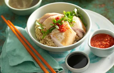 Hainanese chicken rice