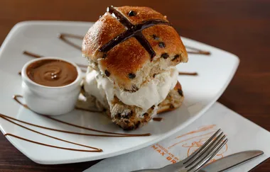 Chocolatey, yummy hot cross buns