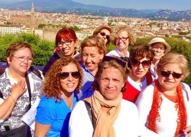 Group of women on holiday