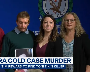 Photo of Shannon and er brother at police press conference