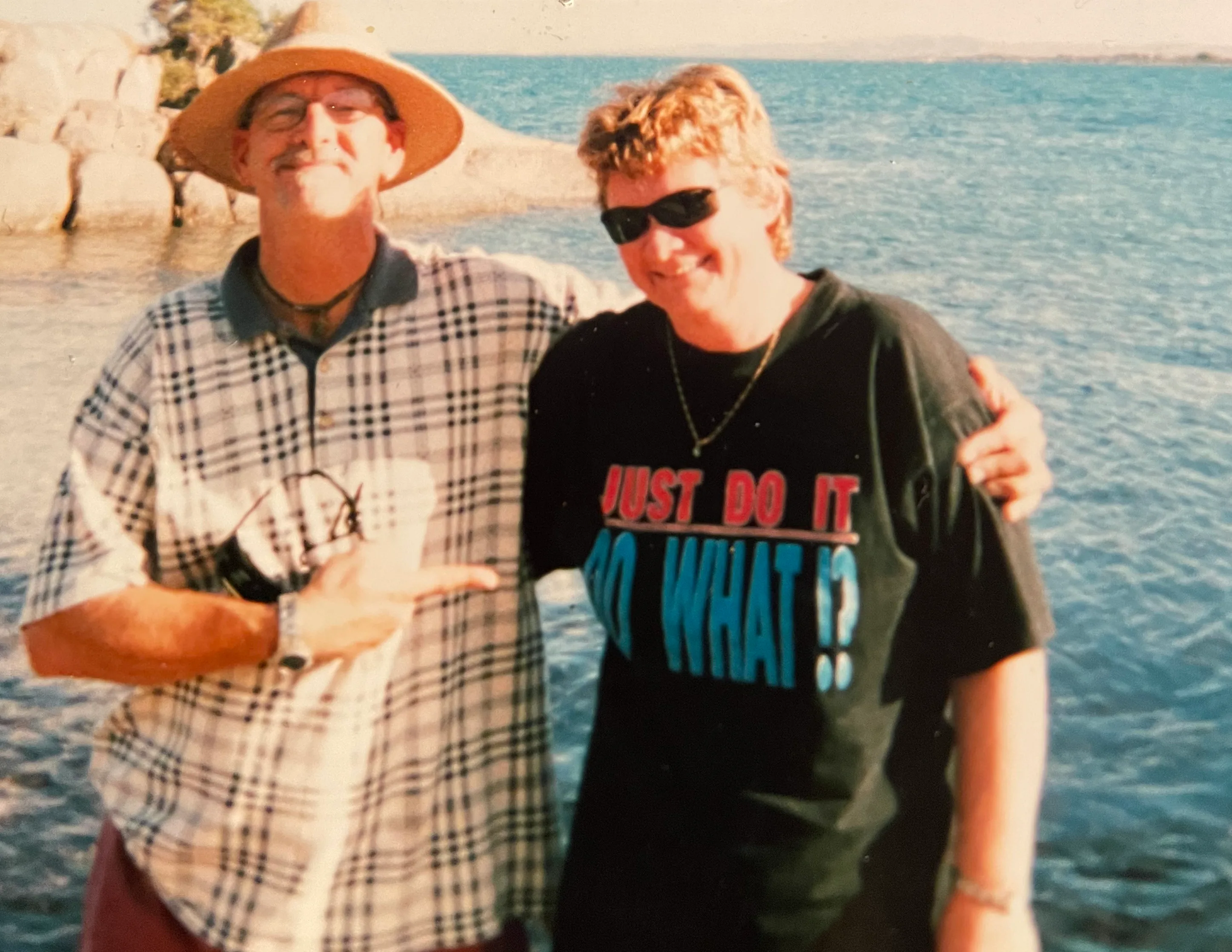 Photo of couple of holiday at the beach
