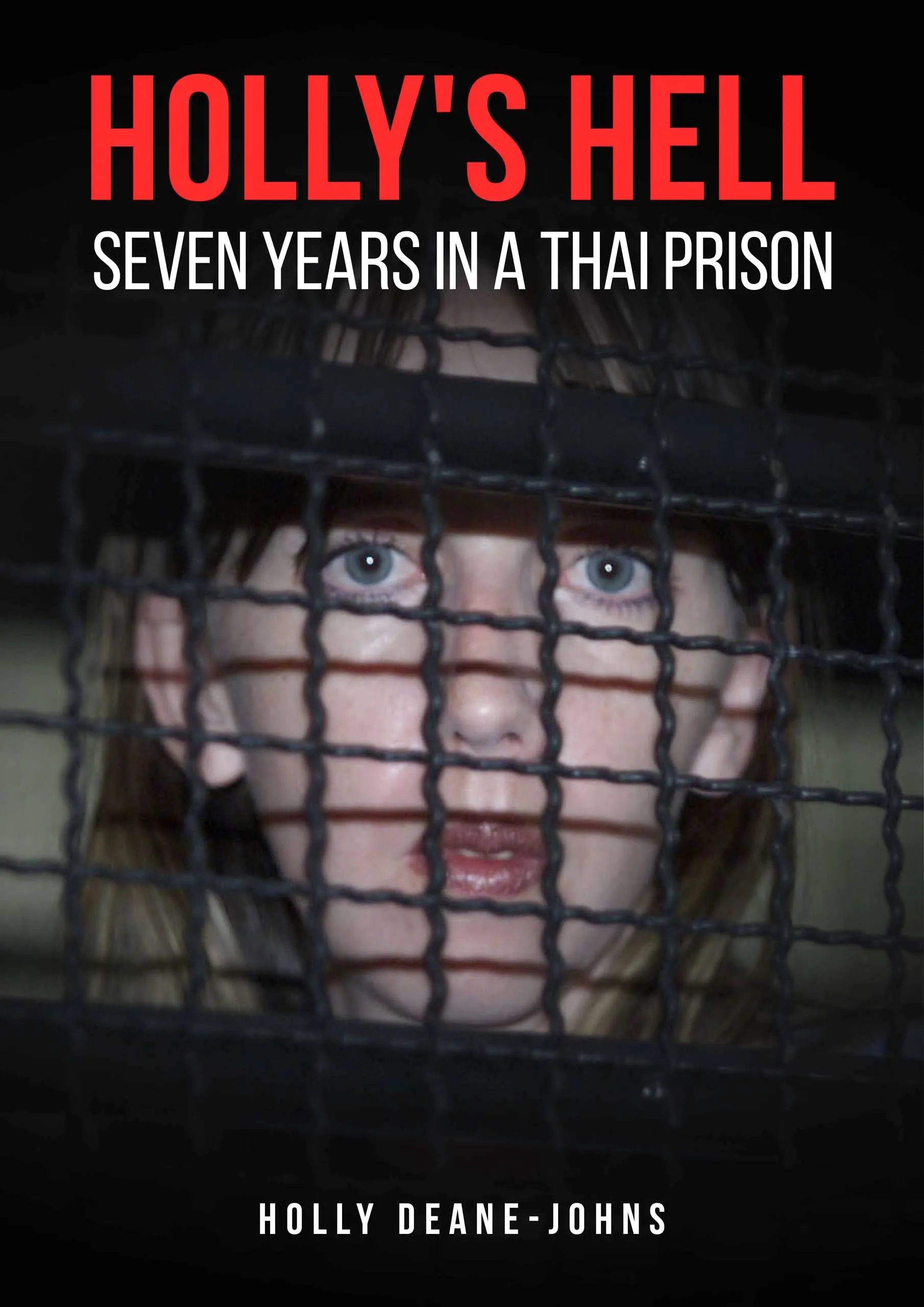 cover of book Holly's hell featuring a woman behind bars