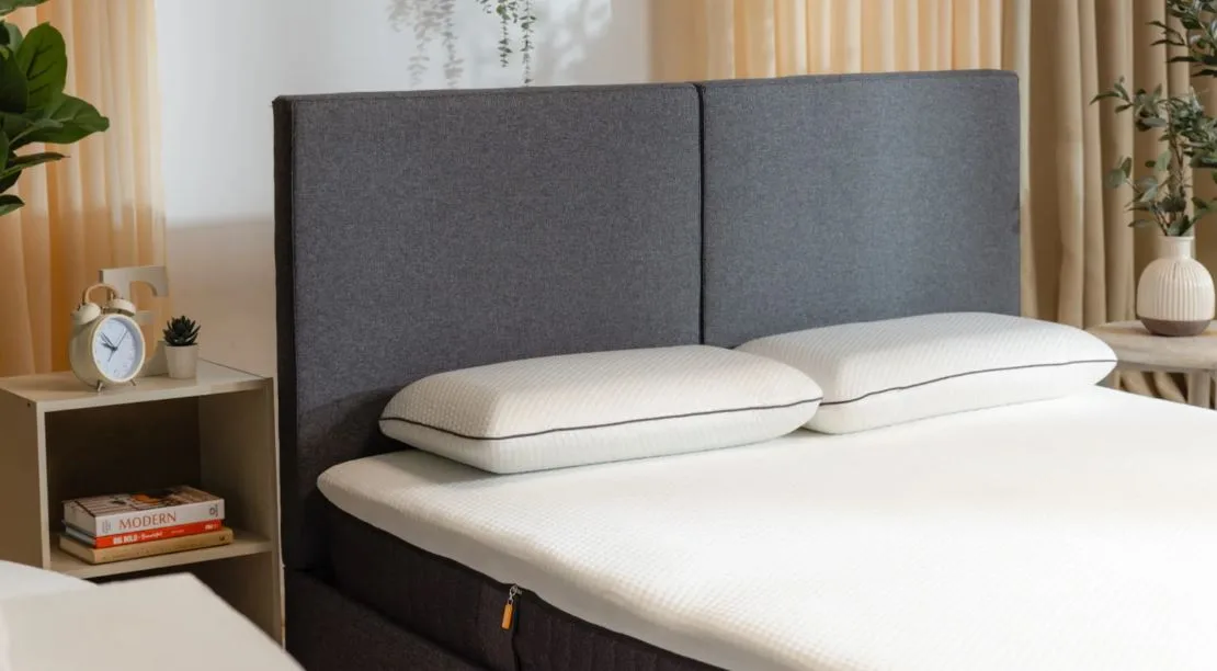 Emma Comfort Mattress on a double bed