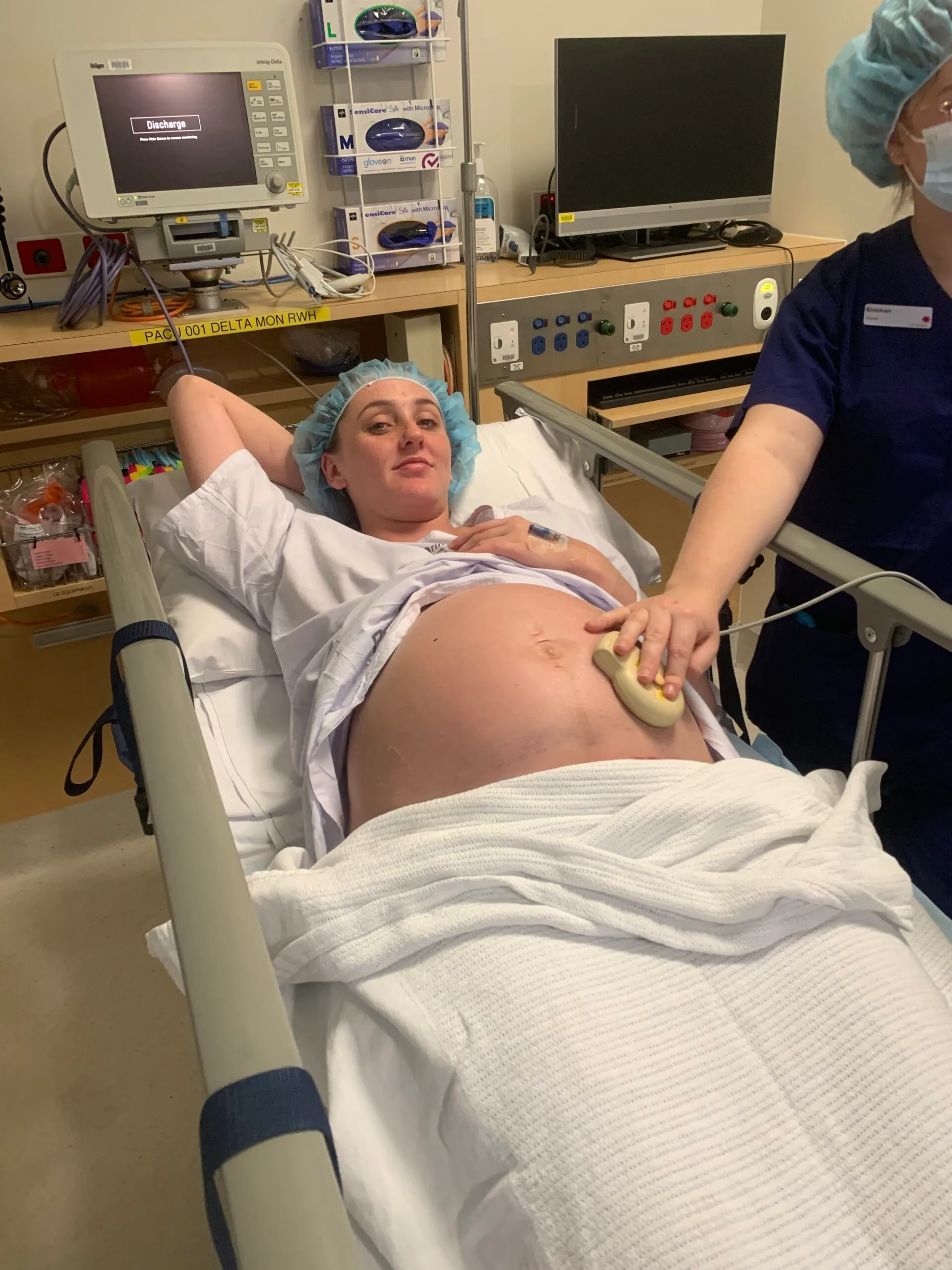 Demi Hudd in hospital