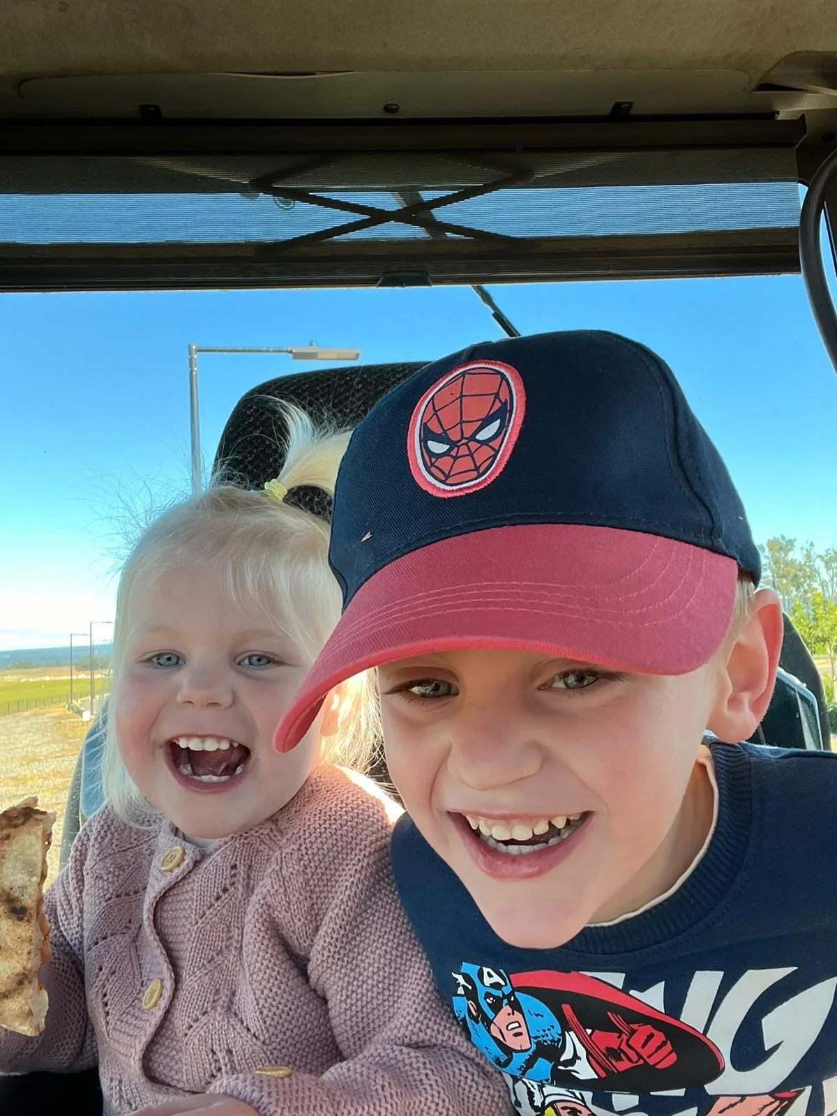 Little boy and girl