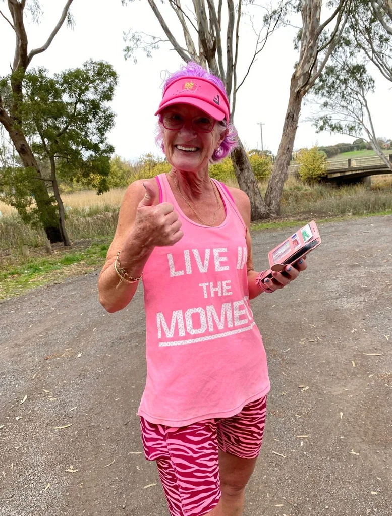 Image of woman ready to run a marathon