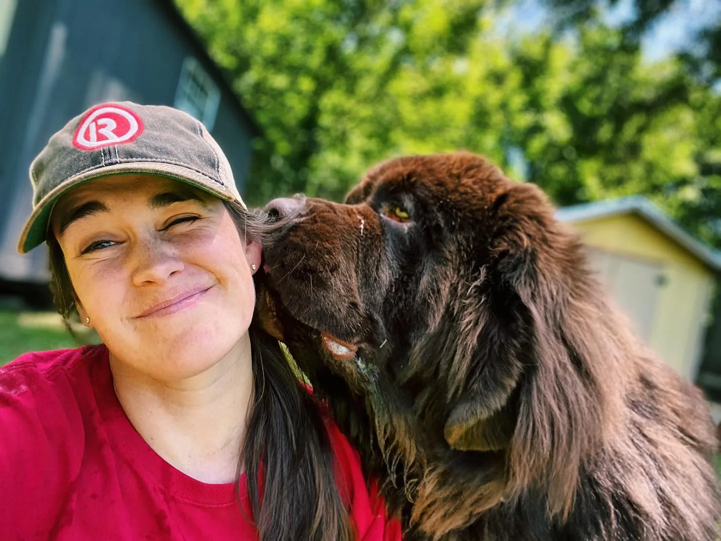 Image of woman and her dog