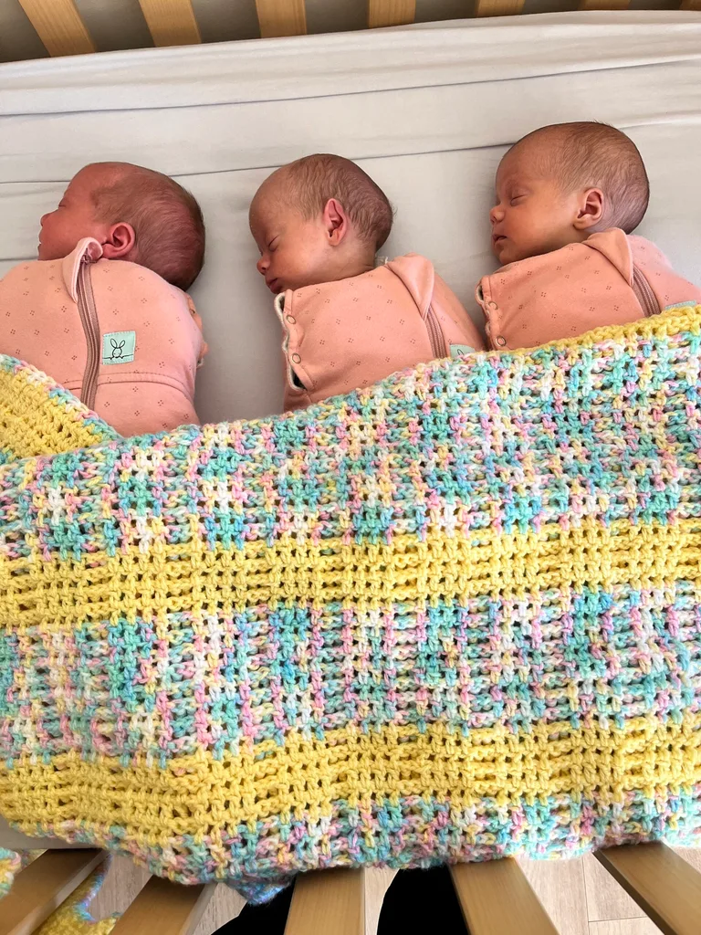 Image of triplet girls