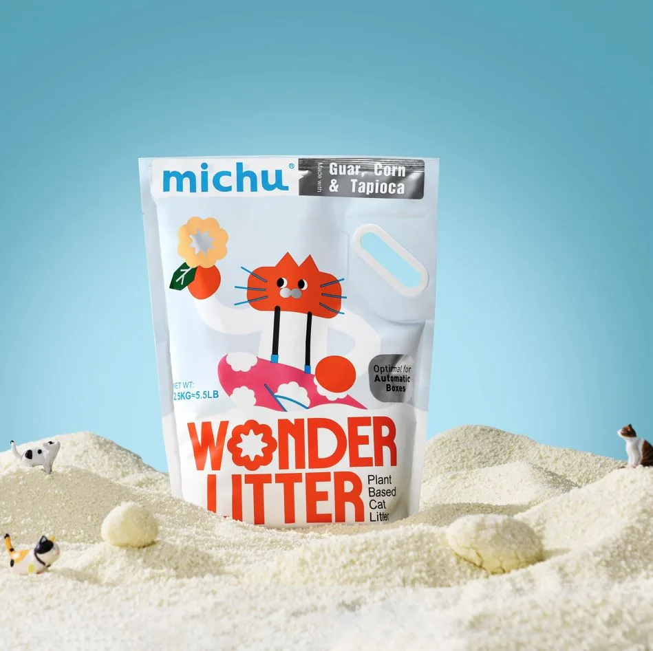 Michu Wonder Litter - Plant-Based & Automatic-Box Friendly 2.5kg/6L