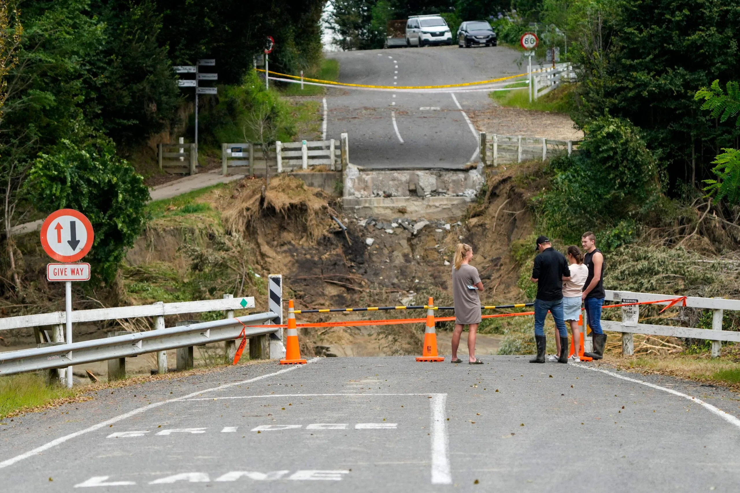 Image of Cyclone Gabrielle flooding