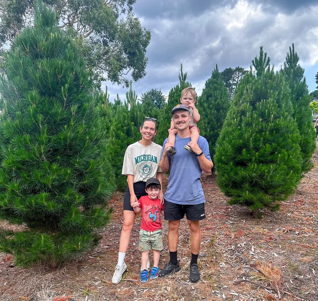 Image of family with two young boys