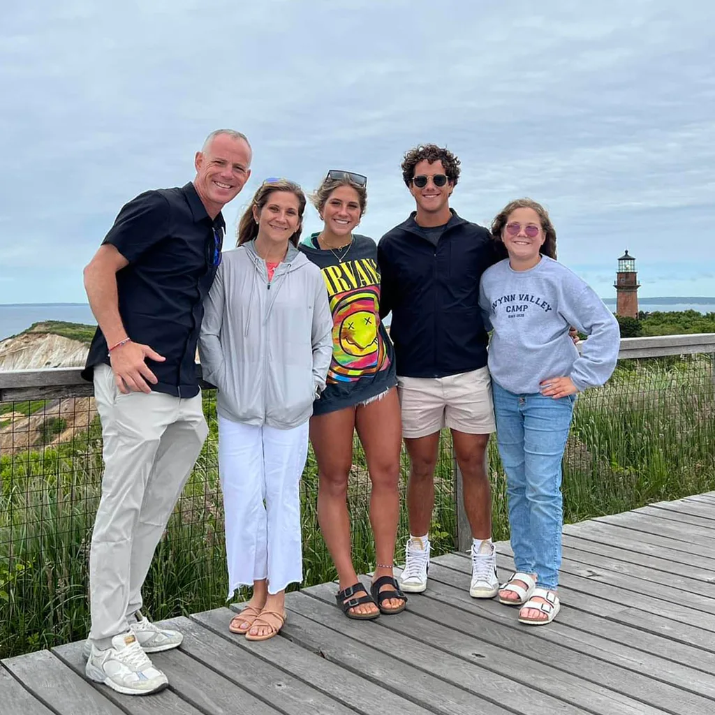 Image of family on holiday