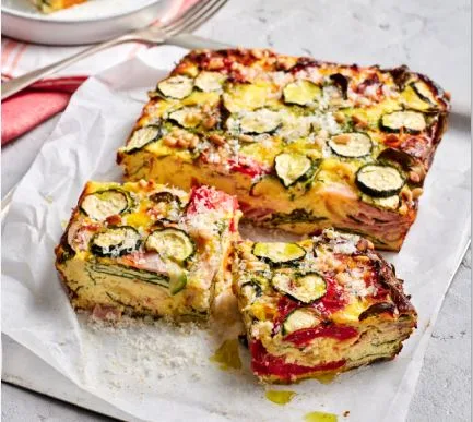 Easy Ham and Vegetable Frittata