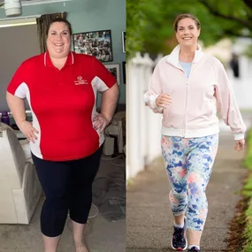 Sarah Parker before and after weight loss