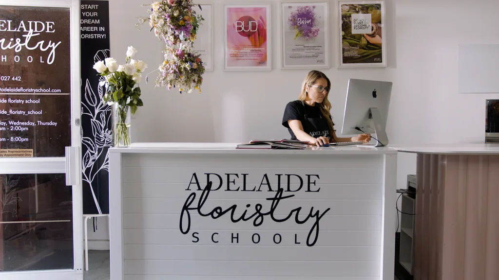Counter at Adelaide Floristry School