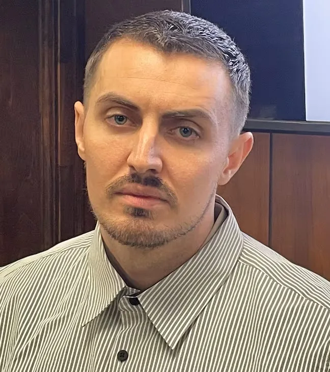 Head shot of a man in a shirt 