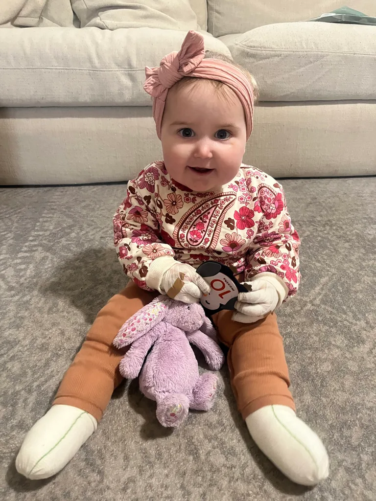 Image of baby wrapped in bandages