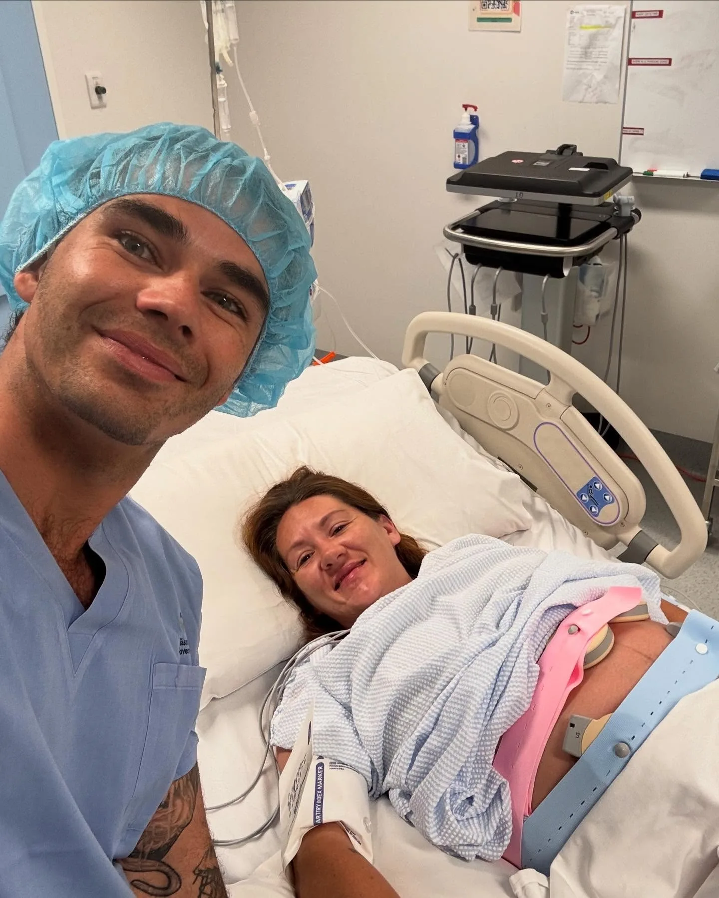 man and woman in hospital