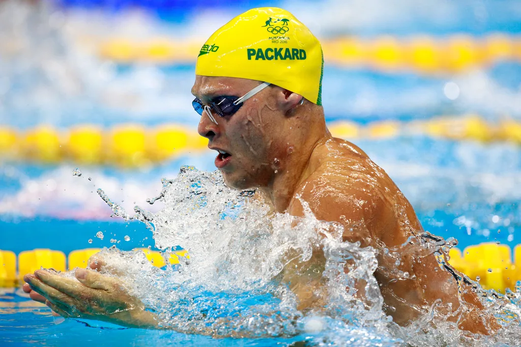 Image of Australian male swimmer at the Rio olympic games