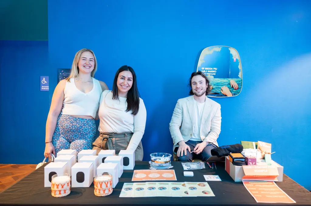 Women at an endo fundraising event