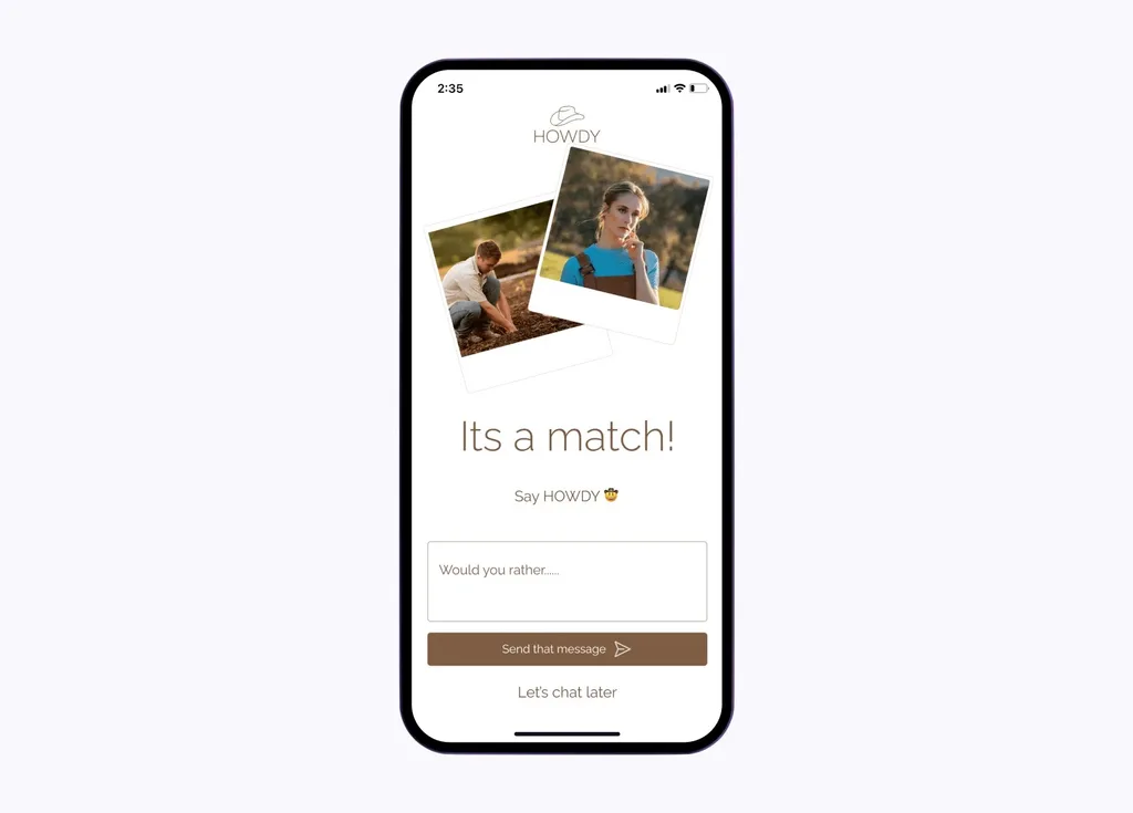 Image of Howdy dating app