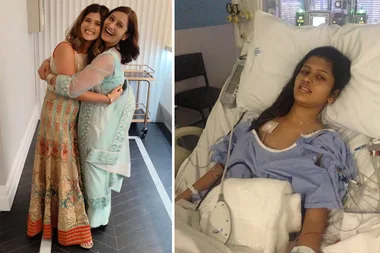 girl in hospital