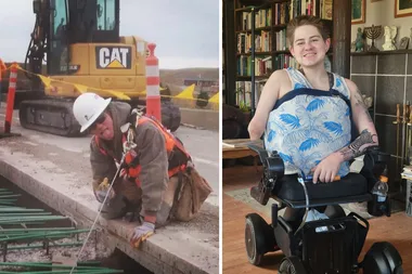 man in wheelchair
