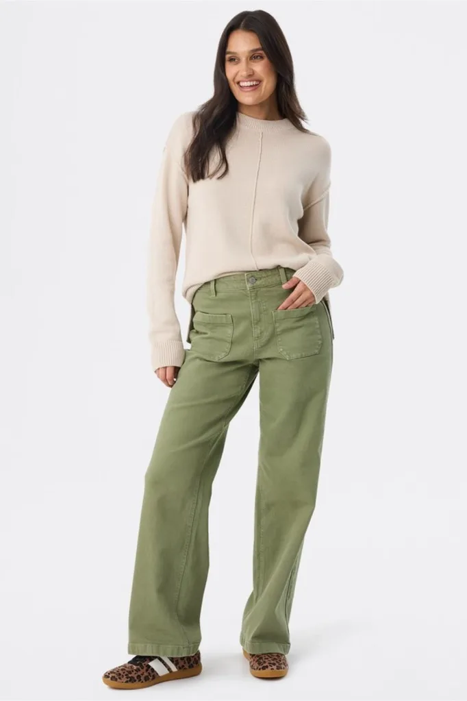 Big W khaki colour jeans