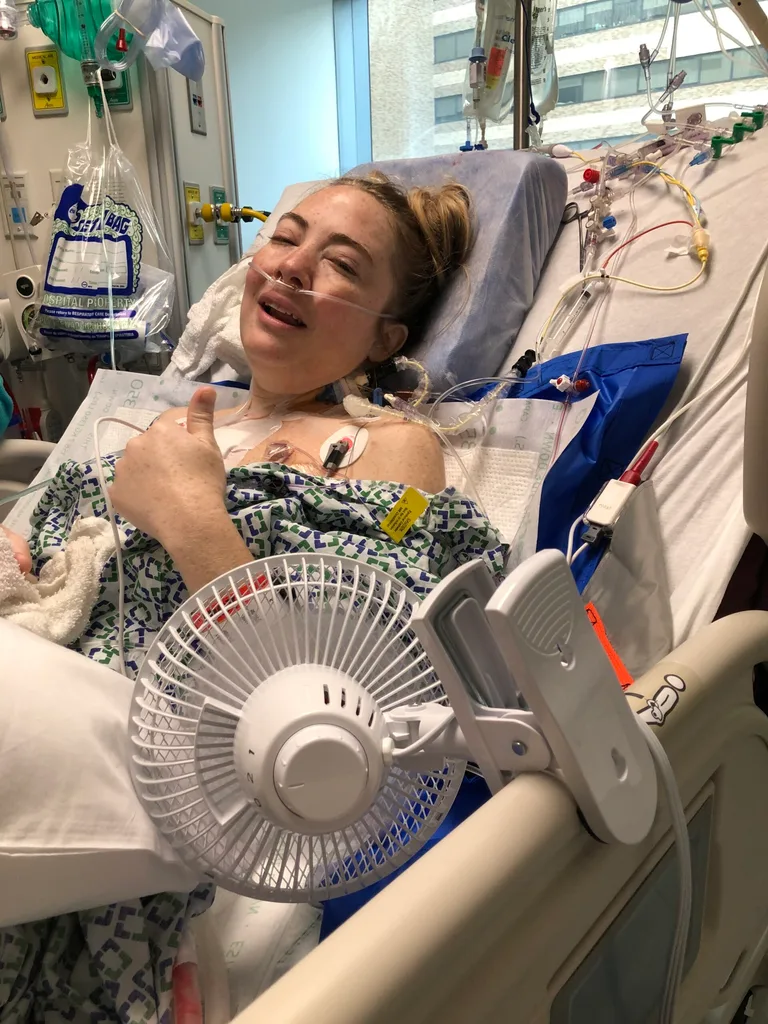 Jennifer Skaggs in hospital