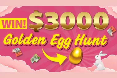 WIN – that’s life! $3000 Golden Egg Hunt