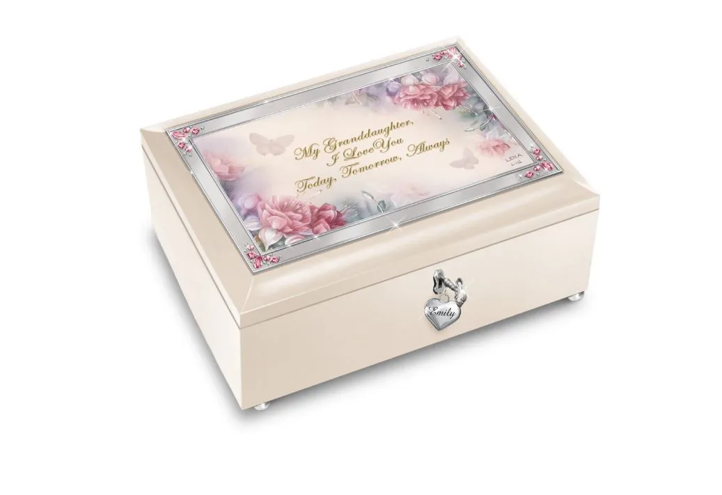 Personalised Gift Music Box Granddaughter